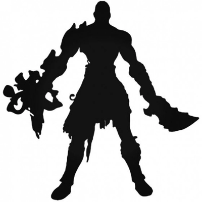 God of War Kratos Game Gaming Die Cut Vinyl Decal sticker God of War Kratos Game Gaming Die Cut Vinyl Decal sticker