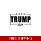 Trump 2024 Die Cut Vinyl Decal