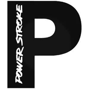 Powerstroke Ford Diesel Die Cut Vinyl Decal sticker