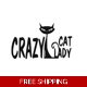 Crazy Cat Lady Die Cut Vinyl Decal sticker