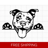 Bully Life Dog pitbull Pet Die Cu..