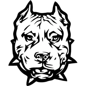 pitbull dog Pet Die Cut Vinyl Decal sticker