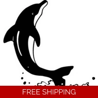 Dolphin Die Cut Vinyl Decal sticker