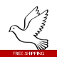 Dove Die Cut Vinyl Decal sticker Dove Die Cut Vinyl Decal sticker