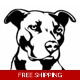 pitbull dog Pet Die Cut Vinyl Decal sticker pitbull dog Pet Die Cut Vinyl Decal sticker