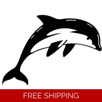 Dolphin Die Cut Vinyl Decal sticker