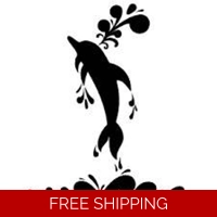 Dolphin Die Cut Vinyl Decal sticker