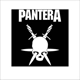Pantera Skull Daggers Metal Music Die Cut Vinyl .. Pantera Skull Daggers Metal Music Die Cut Vinyl ..