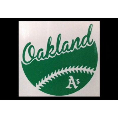 MLB Baseball Oakland athletics A's Die Cut Vinyl Decal sticker COPY MLB Baseball Oakland athletics A's Die Cut Vinyl Decal sticker COPY