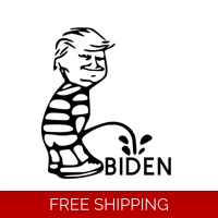 Trump Pee on Buden Die Cut Vinyl ..