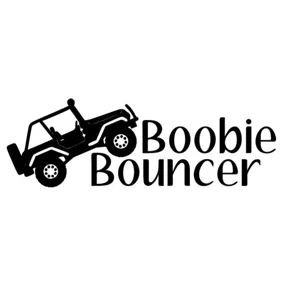Jeep Boobie bouncer Die Cut Vinyl Decal sticker