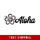 Hawaii state Aloha hibiscus Die Cut Vinyl Decal ..