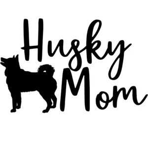 Husky Mom Dog Die Cut Vinyl Decal sticker