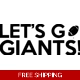 NFL Football New York Giants die cut vinyl decal