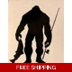 igfoot Sasquatch fishing fish Die Cut Vinyl Deca.. igfoot Sasquatch fishing fish Die Cut Vinyl Deca..