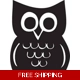 Owl Die Cut Vinyl Decal sticker Owl Die Cut Vinyl Decal sticker