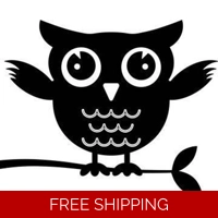 Owl on branch Die Cut Vinyl Decal..