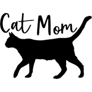 Cat Mom Die Cut Vinyl Decal sticker