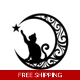 Celestial Cat Star Moon Die Cut Vinyl Decal stic.. Celestial Cat Star Moon Die Cut Vinyl Decal stic..