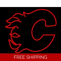 NHL Hockey Calgary Flames Die Cut..