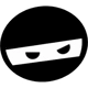 Ninja head face Die Cut Vinyl Decal sticker Ninja head face Die Cut Vinyl Decal sticker