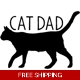 Cat DAD Die Cut Vinyl Decal sticker Cat DAD Die Cut Vinyl Decal sticker