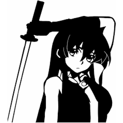 Akame Ga Kill  anime Vinyl Decal sticker