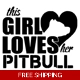 this girl loves her pitbull dog Pet Die Cut Viny.. this girl loves her pitbull dog Pet Die Cut Viny..