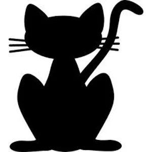 Sitting cat Die Cut Vinyl Decal sticker
