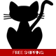 Sitting cat Die Cut Vinyl Decal sticker Sitting cat Die Cut Vinyl Decal sticker