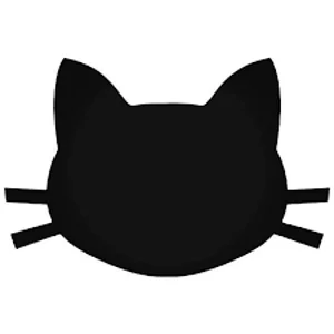 Cat head Die Cut Vinyl Decal sticker