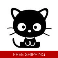 Big eyed Cat Die Cut Vinyl Decal ..