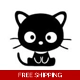 Big eyed Cat Die Cut Vinyl Decal sticker Big eyed Cat Die Cut Vinyl Decal sticker