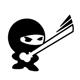 Ninja with sword Die Cut Vinyl Decal sticker COPY Ninja with sword Die Cut Vinyl Decal sticker COPY