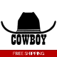 Cowboy Die Cut Vinyl Decal sticker Cowboy Die Cut Vinyl Decal sticker