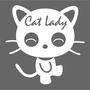 Cat lady Die Cut Vinyl Decal sticker