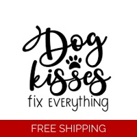 Dog kisses fix everthing paw Die ..