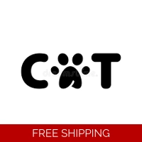 CAT paw pet Die Cut Vinyl Decal s..