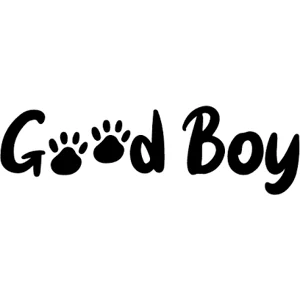 Good Boy Paw Die Cut Vinyl Decal sticker