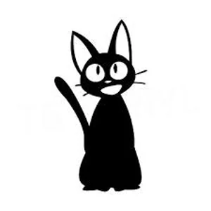 Funny Cat Die Cut Vinyl Decal sticker
