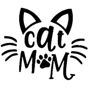Cat Mom Die Cut Vinyl Decal sticker