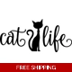 Cat Life Die Cut Vinyl Decal sticker Cat Life Die Cut Vinyl Decal sticker