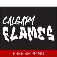 NHL Hockey Calgary Flames Die Cut..