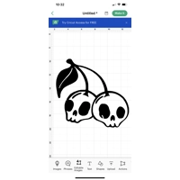 Cherry skulls skull cherries Viny..