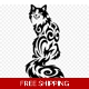 Tribal Cat Die Cut Vinyl Decal sticker COPY Tribal Cat Die Cut Vinyl Decal sticker COPY