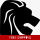 Lion Leo Die Cut Vinyl Decal sticker Lion Leo Die Cut Vinyl Decal sticker