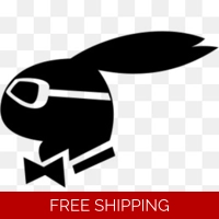 Playboy Bunny Die Cut Vinyl Decal..