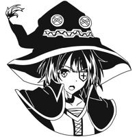 Konosuba Megumin anime Vinyl Deca..