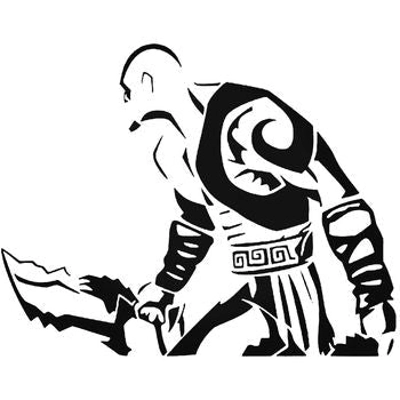 Kratos God of War Game Gamer Gaming Die Cut Vinyl Decal sticker COPY COPY Kratos God of War Game Gamer Gaming Die Cut Vinyl Decal sticker COPY COPY