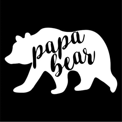 papa bear Die Cut Vinyl Decal sticker papa bear Die Cut Vinyl Decal sticker